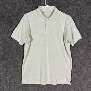 Vollebak Polo Shirt Mens XS Green‎ Hemp Organic Cotton Short Sleeve Soft Casual